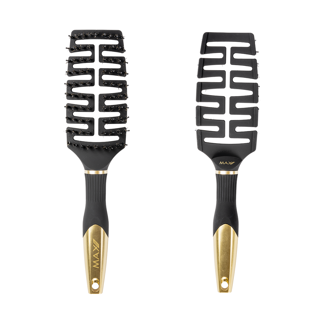 Max Pro Detangler Brush, Gold - Image 3