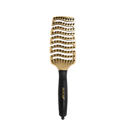 Max Pro Detangler Brush Metallic, Gold